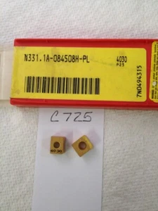 10 NEW SANDVIK N331.1A-084508H-PL CARBIDE INSERTS. GRADE: 4030. {C725} - Picture 1 of 1