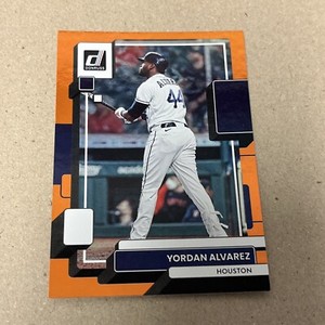 2022 Donruss Orange Foil YORDAN ALVAREZ Houston Astros #140