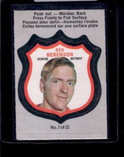 1972 O-Pee-Chee Crests #7 Red Berenson   EXMT X2913264