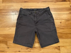 American Eagle Next Level Flex Blue Slim Casual Flat Front Shorts Mens 28 x 8 - Picture 1 of 9
