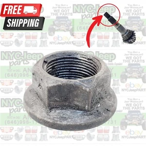 Jeep Wrangler Dana 35 Differential Axle Rear Pinion Yoke Nut 87-95 YJ 97-06 TJ - Imagen 1 de 12