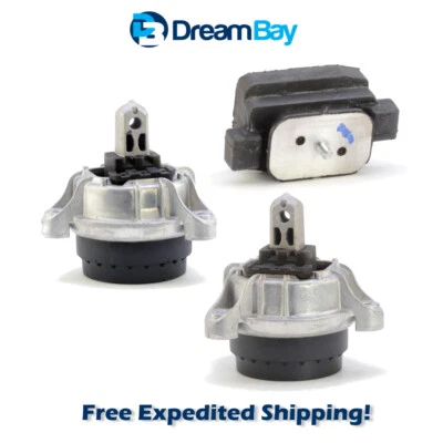 10-18 for BMW 535i, 535i GT 640i 740Li xDrive 3.0L Engine & Trans Mount 3PCS. - Image 1 of 4