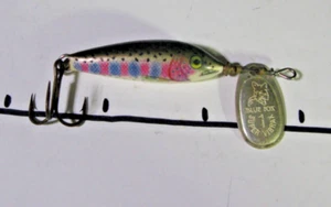 Zorro Azul Super Vibrax #1 Minnow Spin Muy Difícil de Encontrar Color Trucha Arco Iris - En muy buen estado - Imagen 1 de 3