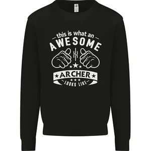 A Stunning Archer Looks Like Archery Kids Sweatshirt Sweater - Picture 1 of 82