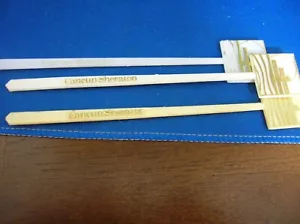 2 swizzle sticks/stirers from the Cancun Sheraton in Cancun Mexico - Picture 1 of 3