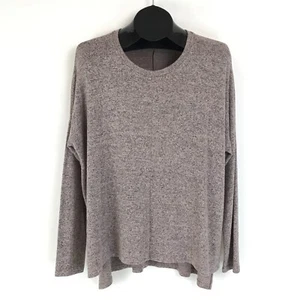 Sans Souci High-Low Tunic Sweater Women's Small Pullover Stretch Knit Oversized - Picture 1 of 12