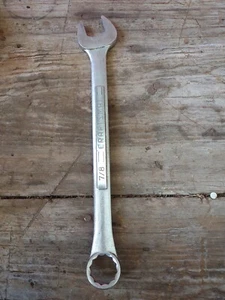 CRAFTSMAN 7/8" Chrome Molybdenum Hand Combination Wrench, BF Japan USED - Picture 1 of 8