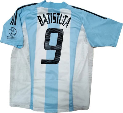 maglia calcio camiseta match worn Argentina Batistuta World Cup 2002 vintage - Immagine 1 di 4