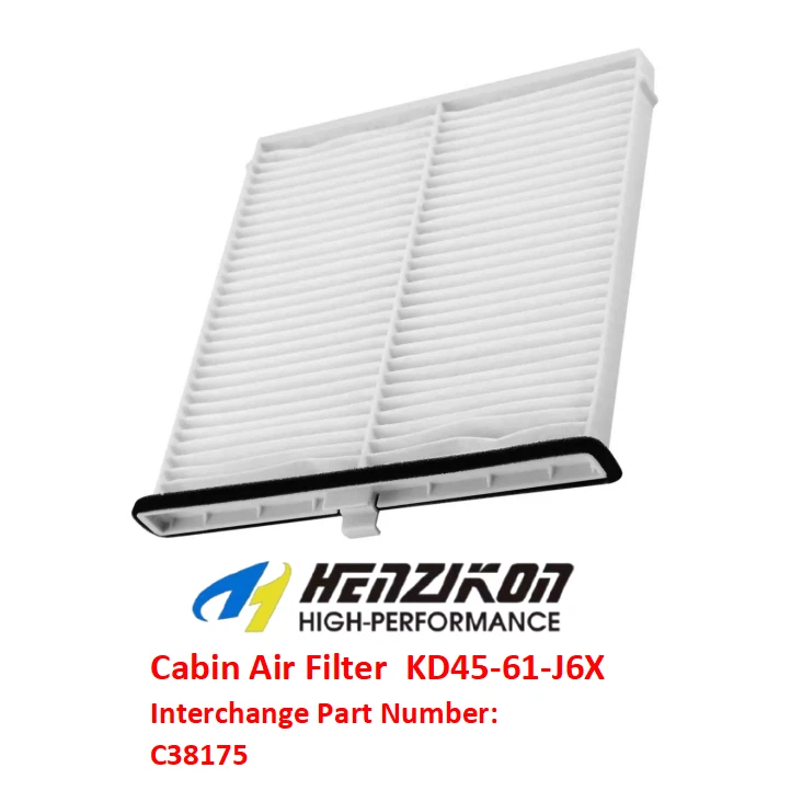 Nuevo filtro de aire de cabina KD45-61-J6X C38175 para Mazda 3 2014-2018 2,0 L 2,5 L especificaciones originales Foto 1 de 2