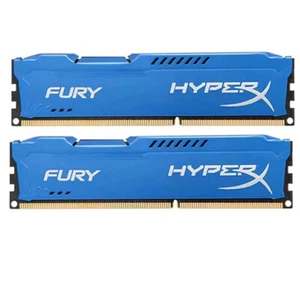 HyperX Fury 8GB Kit 2x 4GB DDR3 1600MHz PC3-12800U HX316C10F/4 PC Desktop Memory - Picture 1 of 9