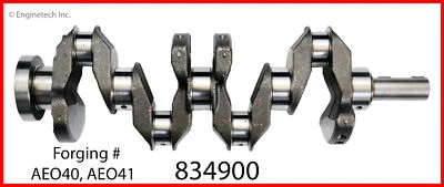 发动机曲轴套件-DOHC,发动机代码:QR25DE,天然,日产,16 阀 834900 — 第 1/3 张图片