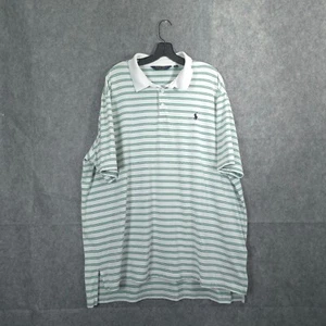 Polo Golf Ralph Lauren Hemd Herren XXL 2XL grün/weiß gestreift Baumwolle Pony Sport - Bild 1 von 15