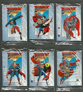 Kellogg's Canada Superman 1994 conjunto de 6 insertos como nuevo y completo en violonchelo - Imagen 1 de 9