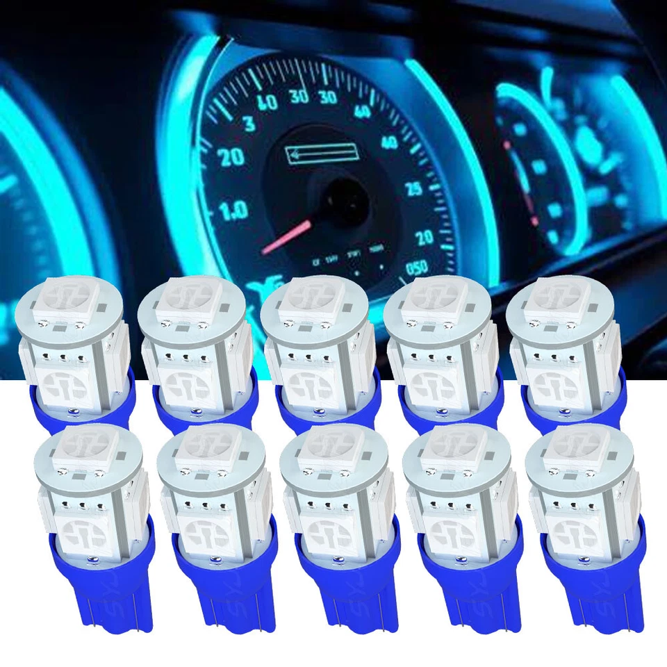 NUEVO Kit de bombillas LED azul aguamarina hielo calibre tablero para Ford Ranger 83-94 Foto 1 de 4