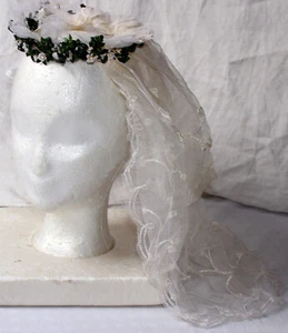 Alter Hochzeitsschleier von ca. 1930 - Picture 1 of 4