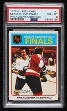1975-76 O-Pee-Chee Philadelphia Flyers Buffalo Sabres #1 PSA 8