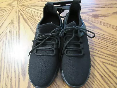 Wanted Torque 8.5 Black Textile Ties Tennis Shoes New! Very Nice - Image 1 of 4