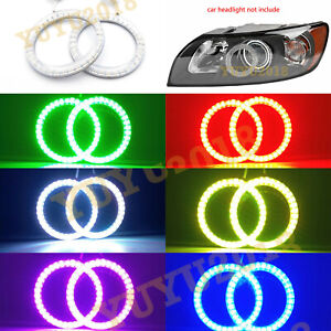 RGB halo ring for Volvo V50 S40 projector 04-07 headlight Flash DRL bluetooth