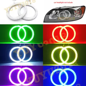 Anillo halo RGB para proyector Volvo V50 S40 04-07 faro flash DRL bluetooth - Imagen 1 de 13