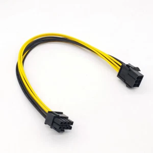 20cm ATX 6-Pin To 8-Pin PCI Express Power Adapter Cable For GPU Video Card - Picture 1 of 5