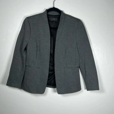 J. Crew Going Out Blazer in Stretch Twill Size 6 Heather Dove - Imagem 1 de 4