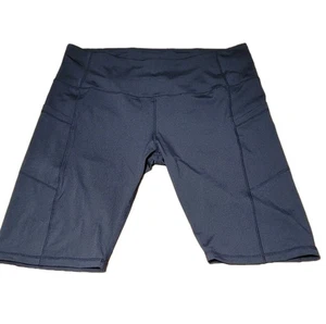 Pantaloncini bici/yoga 3XL neri con tasche laterali - Foto 1 di 3