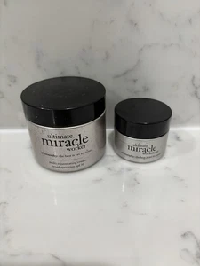 PHILOSOPHY ULTIMATE MIRACLE WORKER 2 oz & ULTIMATE MIRACLE WORKER EYE .5 oz - Picture 1 of 10