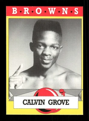1993 Brown's Boxing card 28 Calvin Grove NM to NMMT BXCP55 - Image 1 of 2