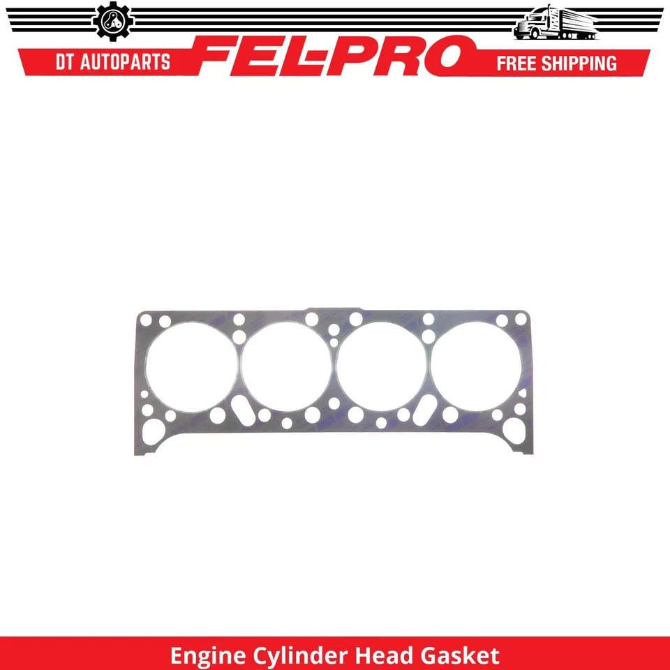 Junta de cabeça de cilindro de motor Pontiac Grandville 1971-1975 Fel-Pro 1972 1973 - Imagem 1 de 1