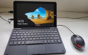 Linx 1010E Win 10 Tablet PC Keyboard 32GB 10.1" Screen & mouse.see Description - Picture 1 of 15
