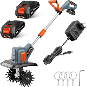 TaskStar Elektro Motorhacke TH4000 Bodenhacke Kultivator Gartenfräse 360 U/min - Bild 1 von 9