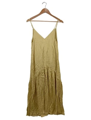 H&M Robe à bretelles Dames Robe T EU 34 doré style décontracté - Photo 1/4