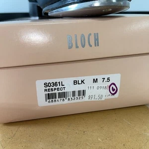 NEW Bloch Ladies Respect Leather Tap Shoes - Size 7.5 - Picture 1 of 7