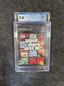 PlayStation 2 Grand There Auto III (3). New, Sealed And CGC Graded 9.8 A++