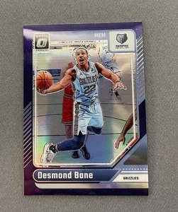 2024-25 Panini Donruss Optic Desmond Bane Purple Holo Prizm #75 Grizzlies - Picture 1 of 2