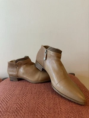 Alberto Fermani Serafina Botines de Cuero Tostado para Mujer EU 36.5 US 6.5 *Nuevos* Foto 1 de 4