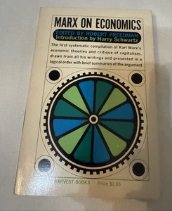MARX ON ECONOMICS Robert Freedman PB 1961 Karl Marx Theory Capitalism Harvest - Picture 1 of 3
