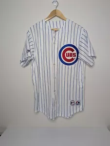Chicago Cubs MLB Derrek Lee (2004-2010) button up Jersey Medium Majestic - Picture 1 of 5
