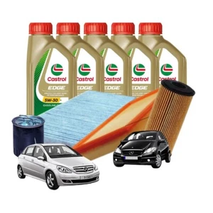 Kit Inspección Mercedes Clase A W169 B W245 160 180 200 CDI 5L Castrol + 4 - Imagen 1 de 7