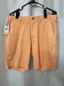 Peter Millar Shorts Orange Performance Crown Sport Golf New (A56) - Picture 1 of 3