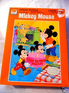 Vintage Mickey Mouse Jigsaw Puzzle (100 Pieces) COMPLETE - Bild 1 von 1