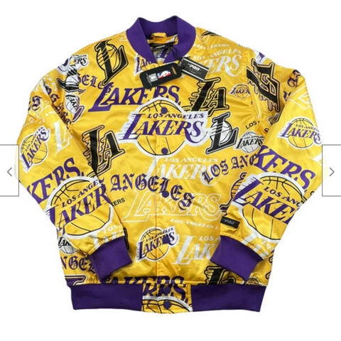 Pro Standard Los Angeles Lakers Varsity Jacket Men's Size XXL - 2XL A54 Cover
