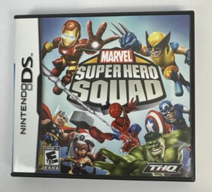 Marvel Super Hero Squad Nintendo DS 2006 Case & Manual Only - NO GAME CARTRIDGE - Picture 1 of 3