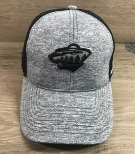 Minnesota Wild NHL Hockey Niños 4 Niños Hiway Credit Union Gris Negro Snapback Sombrero - Imagen 1 de 10