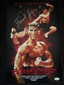 Frank Dux signed Bloodsport 11X17 Photo W/ JSA COA - Picture 1 of 2