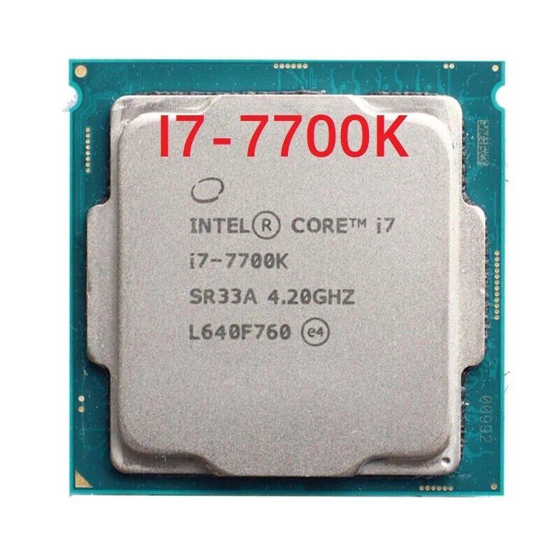 Intel Core i7-7700K Processor Model Computer Processors (CPUs) for