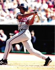 Photo File 8X10 Photograph Andruw Jones ATLANTA BRAVES MLB