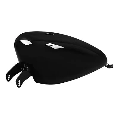 Vivid Black 3.7gal. Gas Fuel Tank Fit For Harley Sportster XL883 XL1200 04-06 05 - Image 1 of 4