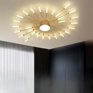 Home Ceiling Lighting Bedroom Ceiling Light LED Ceiling Lights Hallway Gold Lamp - Picture 1 of 7