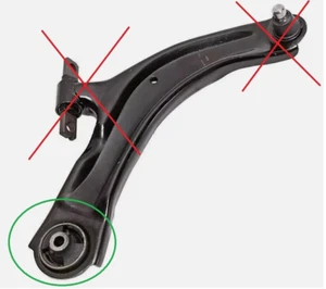 For Nissan Qashqai Nissan X-Trail 1x Front Lower Wishbone Bush NEXT DAY! - Picture 1 of 5